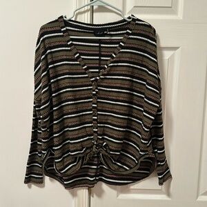 Urban‎ Outfitters South Moon Under Striped Oversized Sweater